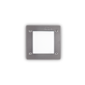 AVENUE FI square gray outdoor recessed spotlight by Ideal Lux