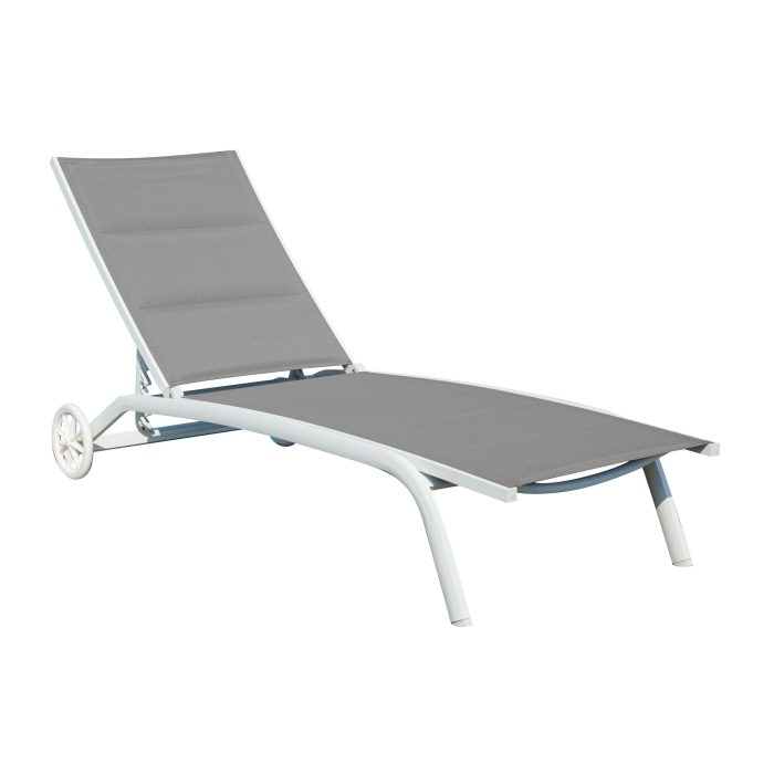 Greenwood 5 Position Cot with Wheels Grey