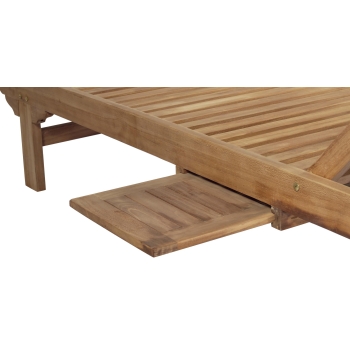 Carloforte Wooden Outdoor Lounger by Greenwood
