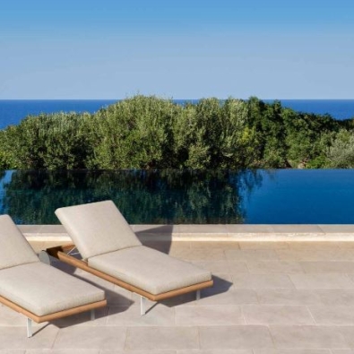 Allure Alu sun lounger by Talenti