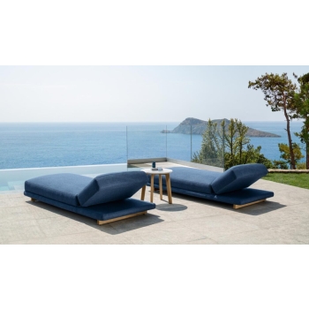 Argo Wood sun lounger by Talenti
