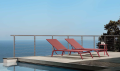 Outdoor sunbed from the Step line by Talenti