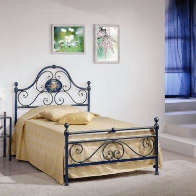 One and a half bed Emmy in wrought iron handcrafted