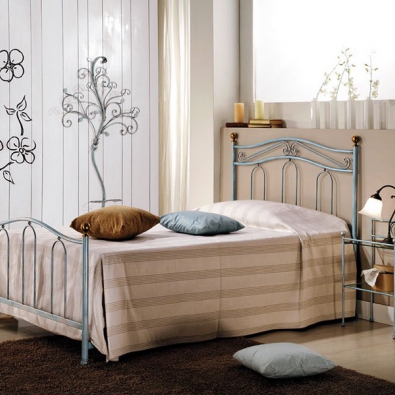 Single and a half bed Ginger in wrought iron handcrafted