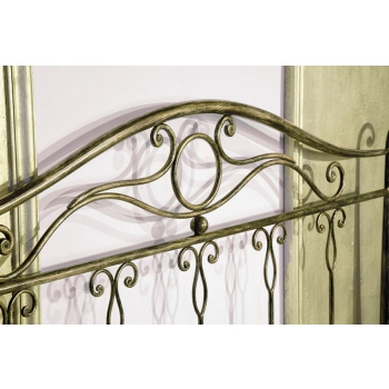 Ivy single bed in wrought iron handcrafted