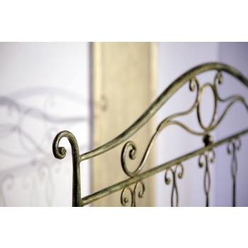 Ivy single bed in wrought iron handcrafted