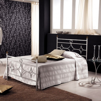 One and a half bed Lumen in wrought iron handcrafted