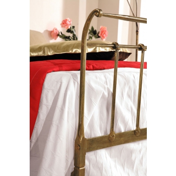 Young single bed in wrought iron handcrafted