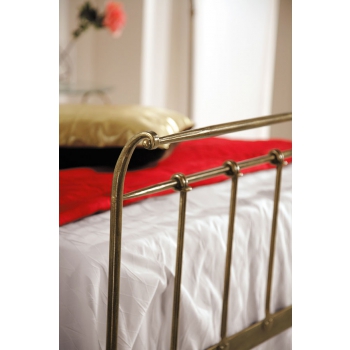 Young single bed in wrought iron handcrafted