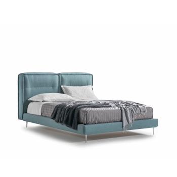 Abby bed by Lettissimi in fabric or eco-leather