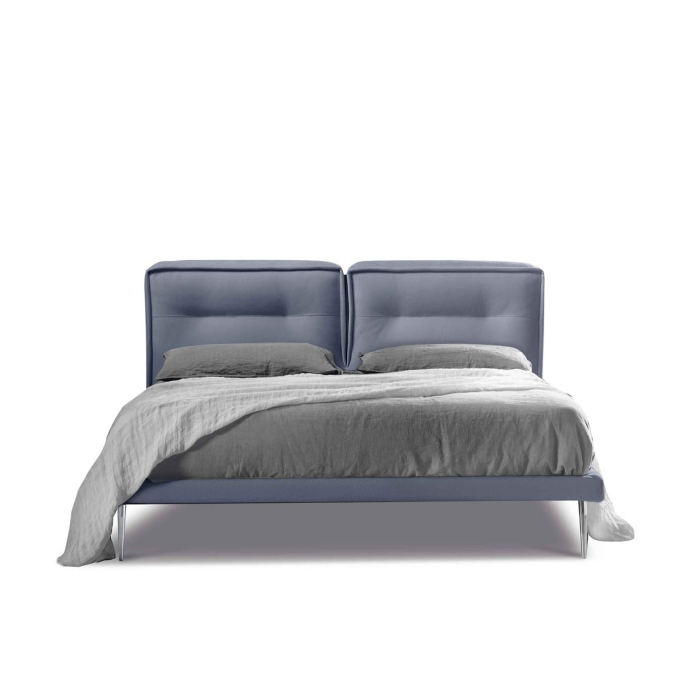 Abby bed by Lettissimi in fabric or eco-leather