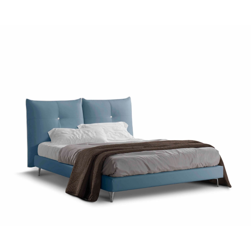 Adone bed by Lettissimi fabric or eco-leather