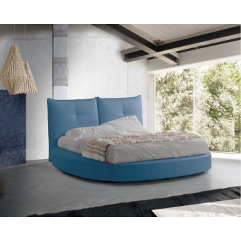 Adone bed of Lettissimi fabric or eco-leather