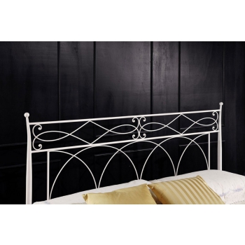 Amber double bed in handcrafted wrought iron