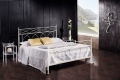 Amber double bed in handcrafted wrought iron