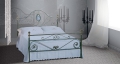 Ambra double bed by Pama Letti