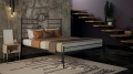 Armonia double bed in wrought iron by Pama Letti