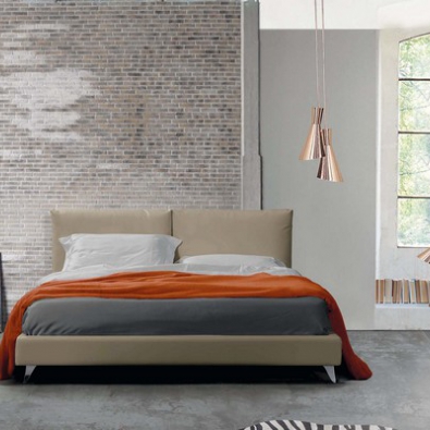Bon Ton bed of Lettissimi fabric or eco-leather