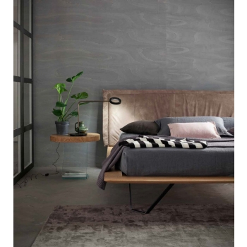 Diamond bed of double altacorte with upholstered headboard