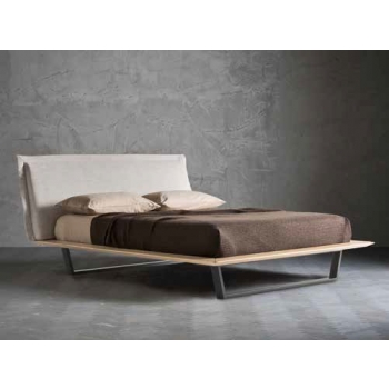 Diamond bed of double altacorte with upholstered headboard