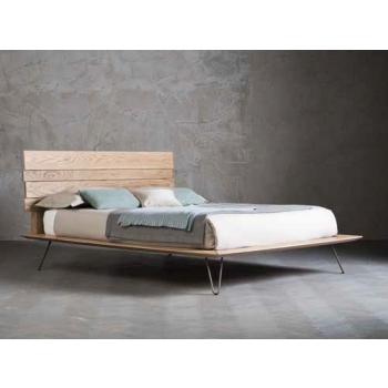 Diamond bed of double altacorte with upholstered headboard