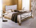 Enea Capitonné double bed by Pama Letti