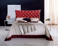 Enea Capitonné double bed by Pama Wrought iron beds