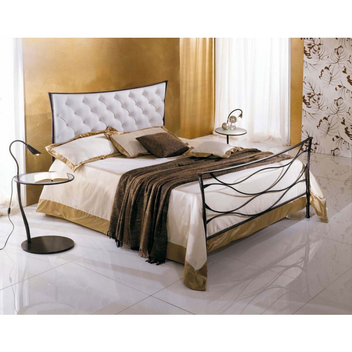 Enea Capitonné single bed by Pama Letti