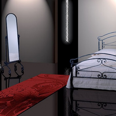 Gemma double bed by Pama Letti