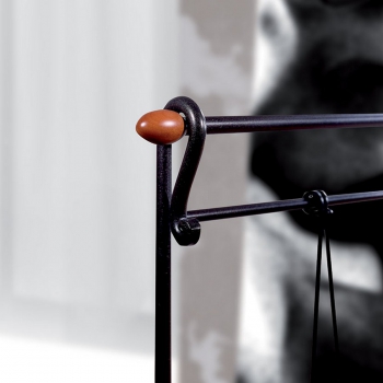 Wrought Iron Bed, Didone Single model by Pama Letti