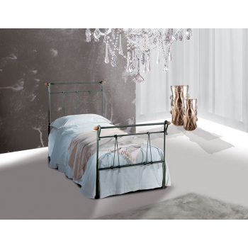 Wrought Iron Bed, Didone Single model by Pama Letti