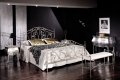 Handcrafted Fiore double bed in wrought iron