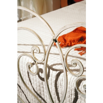 Frannie double bed in wrought iron handcrafted