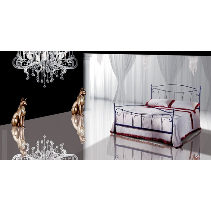 Pama Beds Cleopatra Bed Wrought Iron, Cleopatra Bed Frame