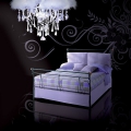 Giove double bed by Pama Letti