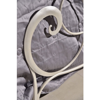 Orient double bed in wrought iron handcrafted