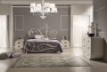 Oriente double bed in handcrafted wrought iron