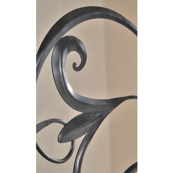 Serena double bed in wrought iron handcrafted