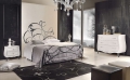 Serena double bed in handcrafted wrought iron