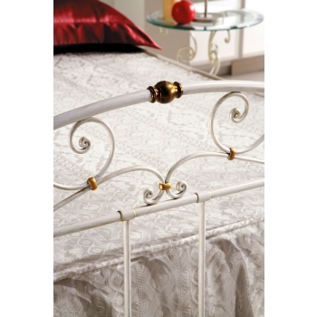 Sofia double bed in wrought iron handcrafted