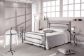 Sole double bed in wrought iron handcrafted