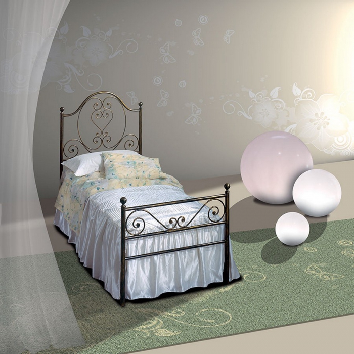 Mercurio single bed by Pama Letti