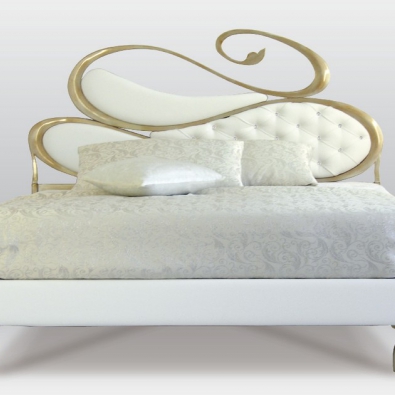 Nausica double bed by Pama Letti