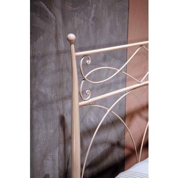 Amber bed in wrought iron handcrafted