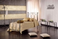 Single bed Arco in wrought iron handcrafted