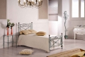 Nuvola single bed in wrought iron handcrafted