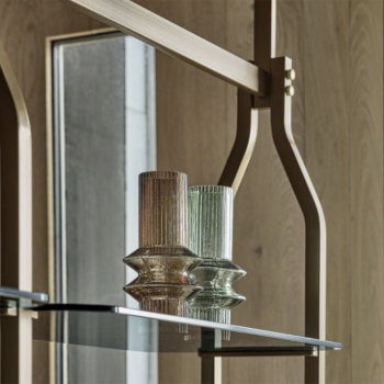 Charlotte Bontempi wall or ceiling bookcase with shelves and containers