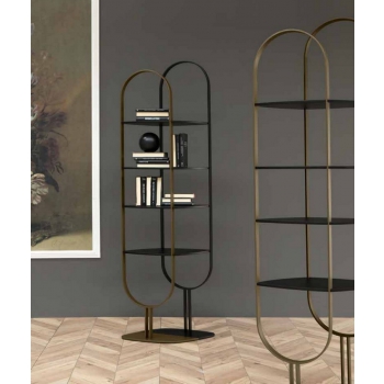 Sand bookcase by Tonin Casa in painted metal