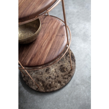 Naviglio bookcase by Tonin Casa in painted metal