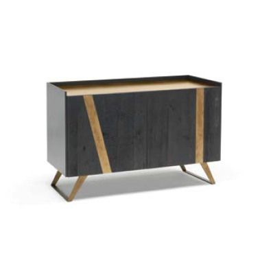 Elly sideboard retrofinished with two doors by Altacorte